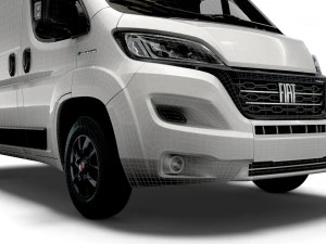 fiat e ducato van l1h2 2022 3D Model