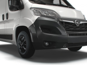 opel movano van l1h2 2022 3D Model
