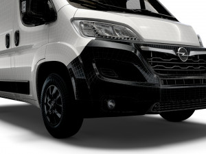 opel movano van l1h2 2022 3D Model