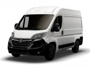 opel movano van l1h2 2022 3D Model