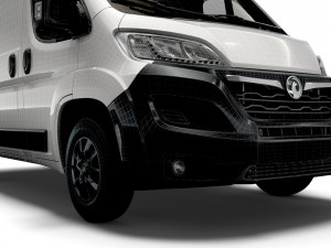 vauxhall movano van l1h2 2022 3D Model