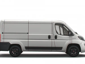 fiat ducato van l2h1 2022 3D Model