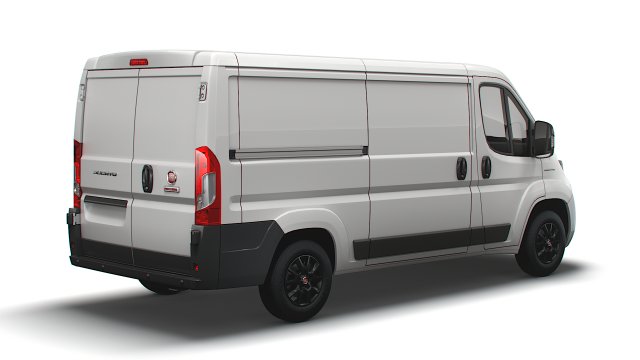 fiat ducato van l2h1 2022 3D Model in Van and Minivan 3DExport