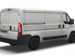 fiat ducato van l2h1 2022 3D Model
