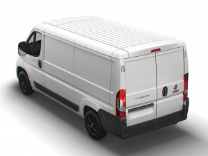 fiat ducato van l2h1 2022 3D मॉडल