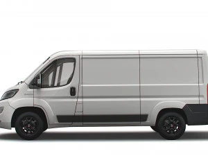 fiat ducato van l2h1 2022 3D Model