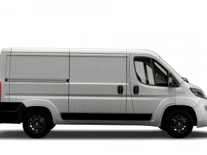 fiat ducato van l2h1 2022 3D Model