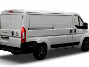 fiat ducato van l2h1 2022 3D मॉडल