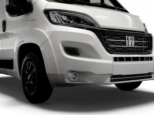 fiat ducato van l2h1 2022 3D मॉडल