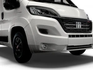 fiat ducato van l2h1 2022 3D Model