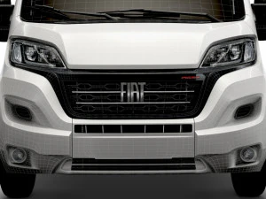 fiat ducato van l2h1 2022 3D Model