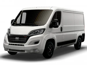 fiat ducato van l2h1 2022 3D Model