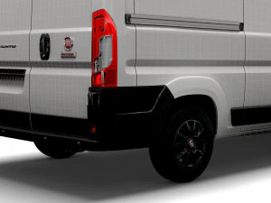 fiat ducato van l2h1 2022 3D Model