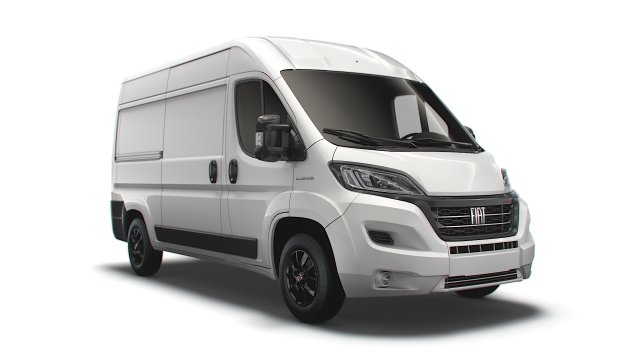 fiat ducato van l2h2 2022 Modelo 3D .c4d .max .obj .3ds .fbx .stl .blend 