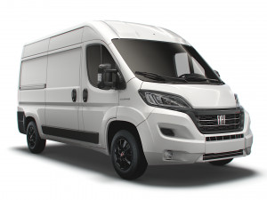fiat ducato van l2h2 2022 3Dモデル