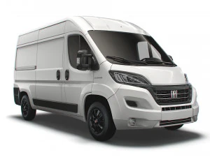 fiat ducato van l2h2 2022 3D Model