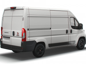 fiat ducato van l2h2 2022 Modelo 3D