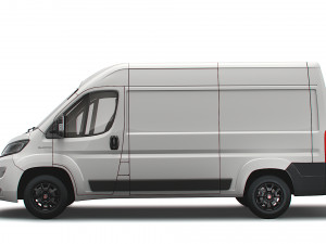 fiat ducato van l2h2 2022 Modelo 3D
