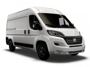 fiat ducato van l2h2 2022 Modelo 3D