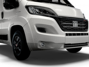 fiat ducato van l2h2 2022 Modelo 3D
