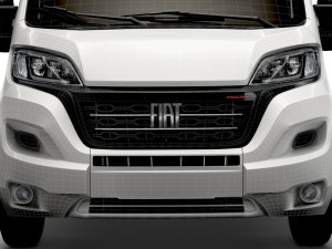 fiat ducato van l2h2 2022 Modelo 3D