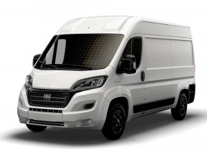 fiat ducato van l2h2 2022 Modelo 3D