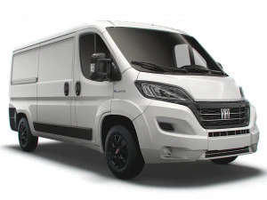 fiat e ducato van l2h1 2022 Modelo 3D