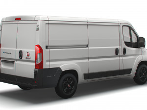 fiat e ducato van l2h1 2022 Modelo 3D