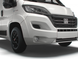 fiat e ducato van l2h1 2022 Modelo 3D