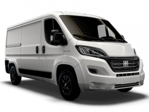 fiat e ducato van l2h1 2022 Modelo 3D
