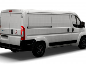 fiat e ducato van l2h1 2022 Modelo 3D