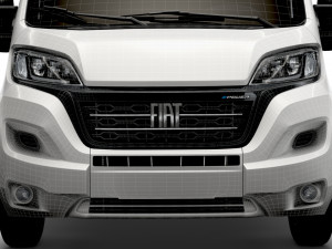 fiat e ducato van l2h1 2022 Modelo 3D