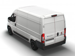 fiat e ducato van l2h2 2022 3D Модель