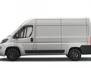 fiat e ducato van l2h2 2022 3D Модель