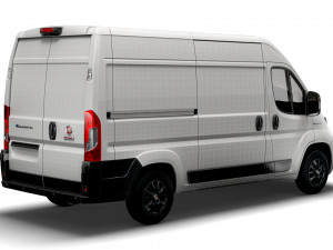 fiat e ducato van l2h2 2022 3D Модель