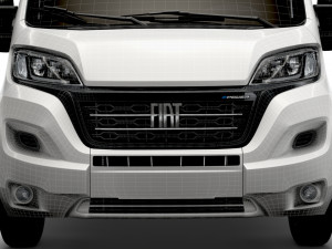 fiat e ducato van l2h2 2022 3D Модель