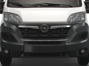 opel movano van l2h2 2022 Model 3D