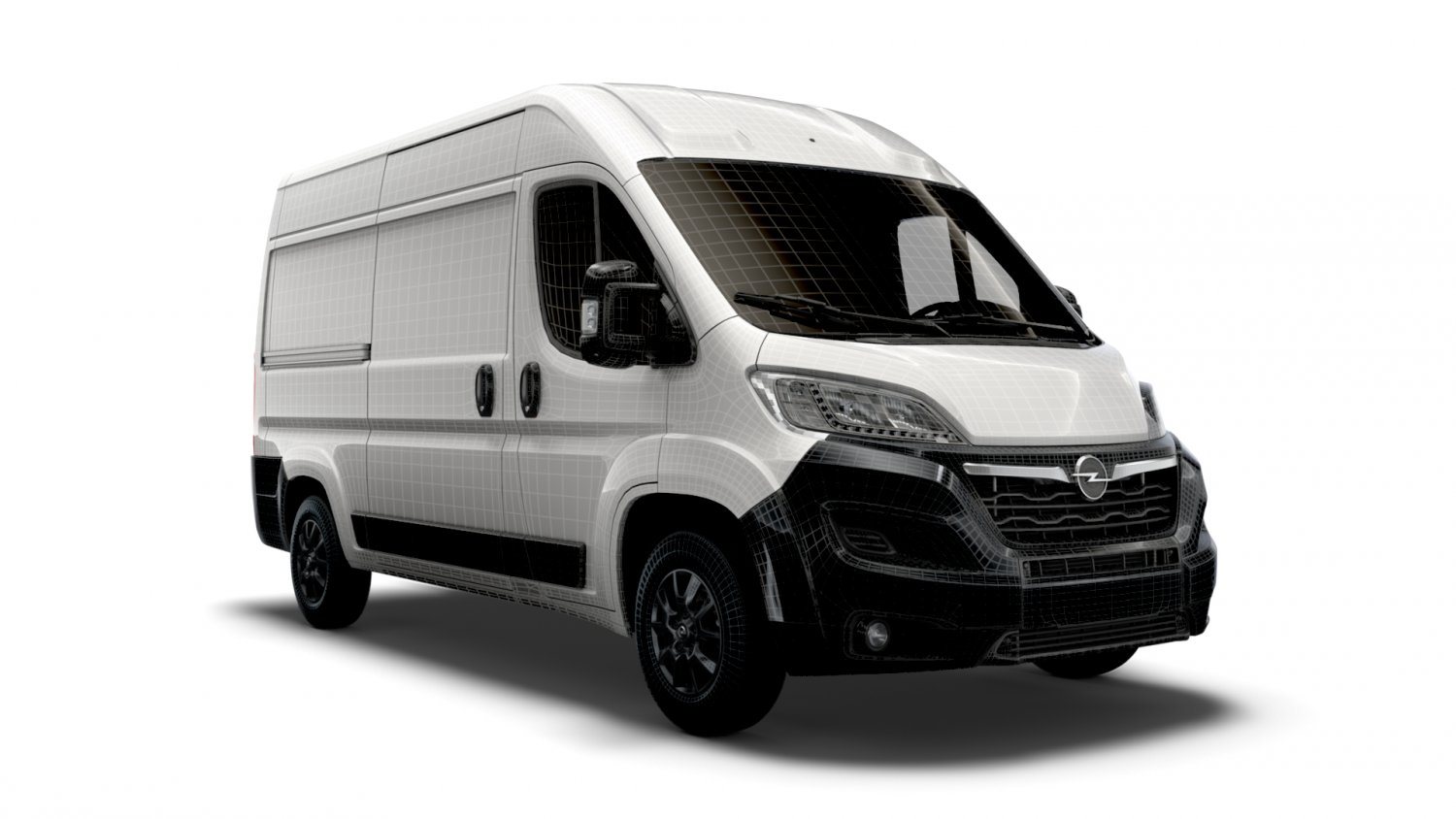 opel movano van l2h2 2022 3D Модель in Фургон 3DExport