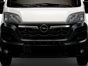 opel movano van l2h2 2022 Model 3D