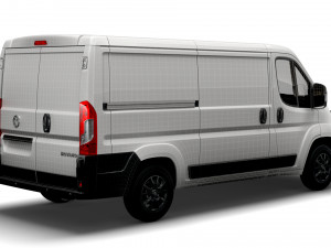 opel movano van l2h2 2022 3D 模型