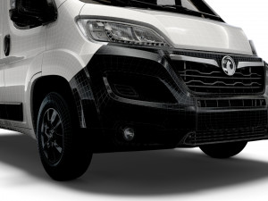 vauxhall movano van l2h2 2022 Modelo 3D