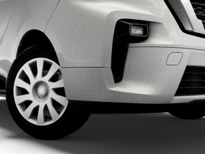 nissan nv300 tipper 2022 Modèle 3D