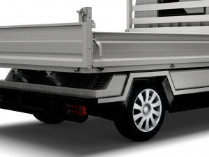 nissan nv300 tipper 2022 Modèle 3D