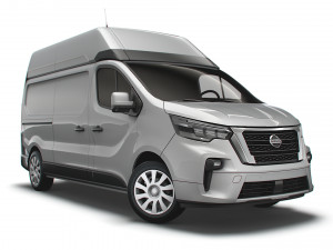 nissan nv300 van l2h2 2022 3D Model