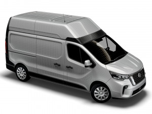 nissan nv300 van l2h2 2022 3D Model