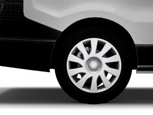 nissan nv300 van l2h2 2022 3D Model