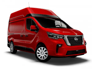 nissan nv 300 van l1h2 2021 3D Model