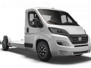 fiat ducato 3540 l4 platform cab 2022 Modelo 3D