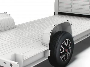 fiat ducato 3540 l4 platform cab 2022 Modelo 3D