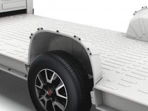 fiat ducato 3540 l4 platform cab 2022 Modelo 3D